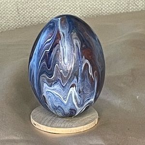 Hand painted REAL eggs that are emptied treated. Delicate, rare.